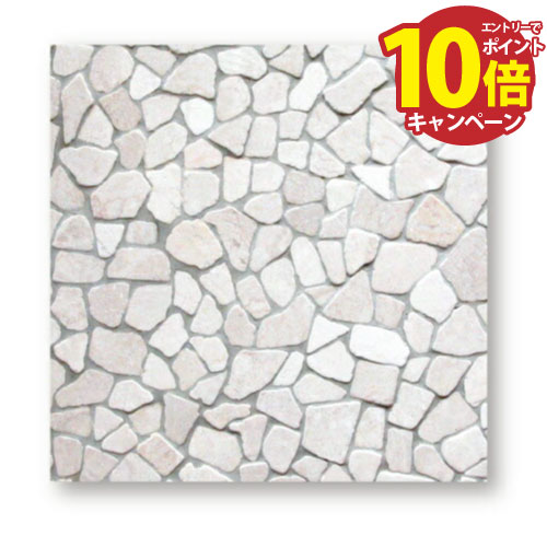 【LINEクーポン配布中】石材タイル・石材パネル トスカーナウェイ タンブルコネクション ホワイト [TOSCANAWAY-WHITE] 11枚(1m2) タイムアンドガーデン メーカー直送