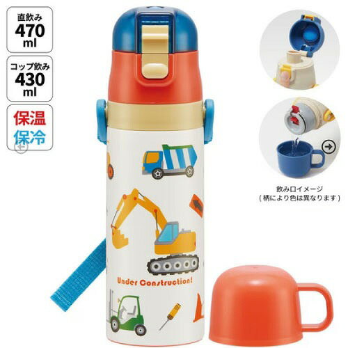 ��LINE�����ݥ��������Ķ���̥���ѥ���2WAY���ƥ�쥹�ܥȥ� ���åס�ľ���� 430ml/470ml �Ϥ��餯����� ���������� Skater [4973...