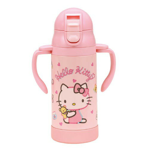 【LINEクーポン配布中】2WAY超軽量ストローステンレスマグ350ml ハローキティ ぬいぐるみデザイン サンリオ スケーター Skater [4973307632945] STWM3N