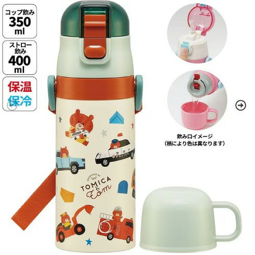 ��LINE�����ݥ�������ۻҶ���2WAY�ܥȥ� ���åס����ȥ��� 400ml/350ml �ȥߥ��ȥȥ� ���������� Skater [4973307666735]...