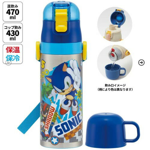 ��LINE�����ݥ��������Ķ���̥���ѥ���2WAY���ƥ�쥹�ܥȥ� ���åס�ľ���� 430ml/470ml ���˥å��������إå��ۥå� ���������� Skater...