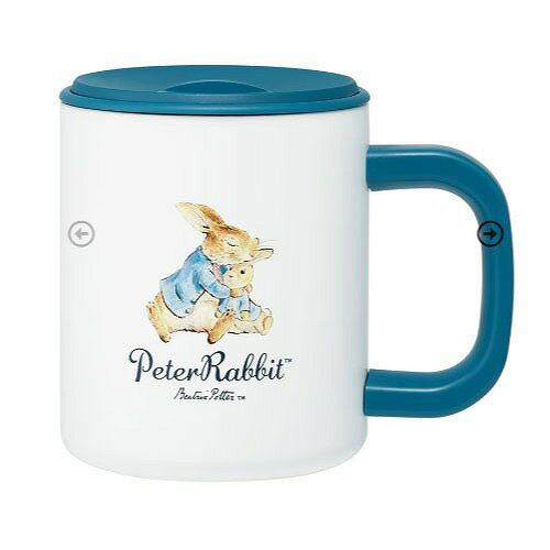 【LINEクーポン配布中】真空ステンレスマグカップ フタ付き 330ml ピーターラビット スケーター Skater [4973307685736] STMG4N