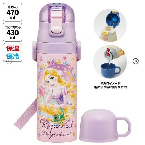 ��LINE�����ݥ��������Ķ���̥���ѥ���2WAY���ƥ�쥹�ܥȥ� ���åס�ľ���� 430ml/470ml ��ץ�ĥ���25 ���������� Skater [497...