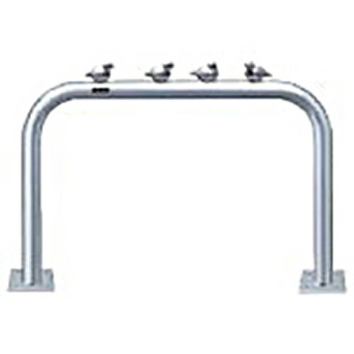 【LINEクーポン配布中】アーチ 車止め ピコリーノ(小鳥付アーチ) φ60.5(t3.0)×W1000×H650mm カラー:ス..