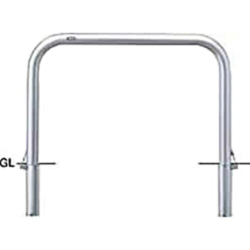 【LINEクーポン配布中】アーチ 車止め 交換用本体のみ φ60.5(t3.0)×W1000×H650mm カラー:ステンレス [AA-7SF10-650HONTAI] サンポール 受注生産品 キャンセル不可 納期約1ヶ月 メーカー直送