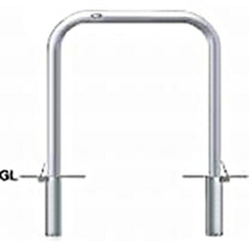 【LINEクーポン配布中】アーチ 車止め φ60.5(t3.0)×W750×H800mm カラー:ステンレス [AA-7SF75-800] サンポール 受注生産品 キャンセル不可 納期約1ヶ月 メーカー直送