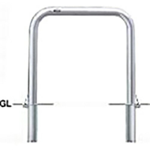 【LINEクーポン配布中】アーチ 車止め 交換用本体のみ φ60.5(t3.0)×W700×H650mm カラー:ステンレス [AA-7SF7-650HONTAI] サンポール 受注生産品 キャンセル不可 納期約1ヶ月 メーカー直送