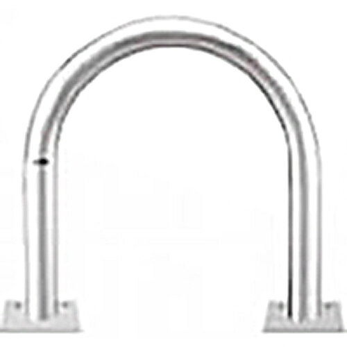 アーチ 車止め φ76.3(t3.0)×WP600×H650mm カラー:ステンレス [AC-8B] サンポール 受注生産品 キャンセル不可 納期約1ヶ月 メーカー直送