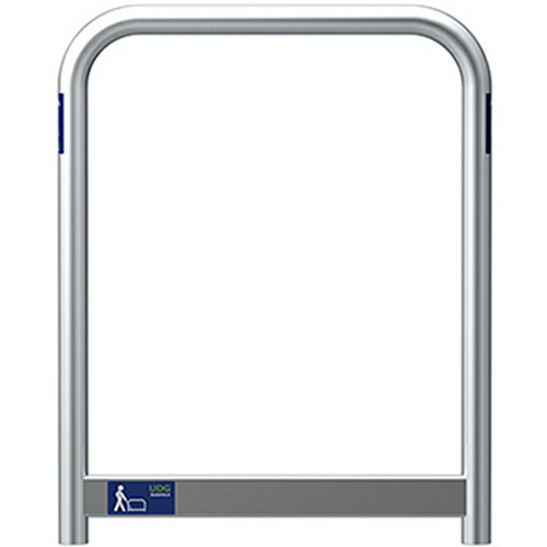 Rakuten - 【LINEクーポン配布中】UDGエスコートアーチ(サポートタイプ) φ42.7(t2.0)×WP600×H800mm カラー:ステンレス [AE-42U6-800] サンポール 受注生産品 キャンセル不可 納期約1ヶ月 法人限定 メーカー直送