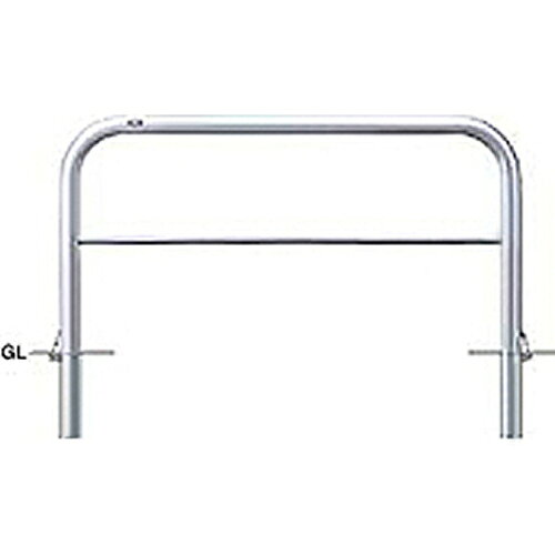 【LINEクーポン配布中】アーチ 車止め 交換用本体のみ φ60.5(t3.0)×W1500×H800mm カラー:ステンレス [AH-7SF15-800HONTAI] サンポール 受注生産品 キャンセル不可 納期約1ヶ月 メーカー直送