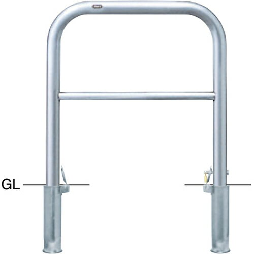 メーカーサンポール(SUNPOLE)商品名アーチ 車止め　φ60.5(t3.0)×W750×H800mm品番AH-7SK75-800商品説明丸みのあるフォルムであらゆる環境にマッチするスタンダードタイプの車止めです。用途・使用場所でに使い分けに対応するため、パイプ径やサイズ、サインプレートの有無、施工方式などバリエーションを豊富に揃えております。タイプ/アーチ 仕様/差込式カギ付,横桟付南京錠25mm付 材質/ステンレス 仕上げ/カラーH.L.#240 サイズ/φ60.5(t3.0) W750×H800 重量/約13.6kgサイズφ60.5(t3.0)×W750×H800mm重量約13.6kg色ステンレス形状差込式カギ付(南京錠25mm)推奨設置場所商業施設,公共施設,道路,公園,コンビニ,工場,病院 検索キーワードバリカー　車止めポール　駐車場ポール　車止め　