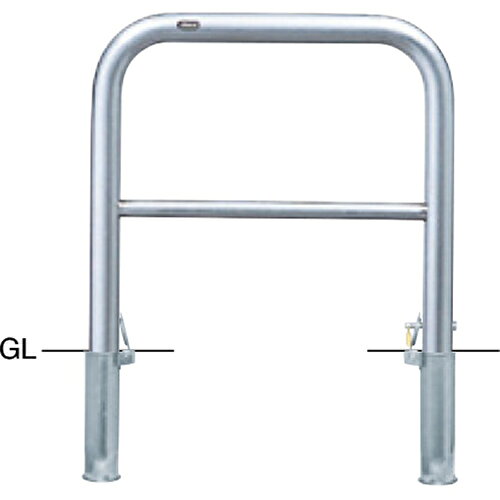 メーカーサンポール(SUNPOLE)商品名アーチ 車止め　φ60.5(t3.0)×W700×H650mm品番AH-7SK7-650商品説明丸みのあるフォルムであらゆる環境にマッチするスタンダードタイプの車止めです。用途・使用場所でに使い分けに対応するため、パイプ径やサイズ、サインプレートの有無、施工方式などバリエーションを豊富に揃えております。タイプ/アーチ 仕様/差込式カギ付,横桟付南京錠25mm付 材質/ステンレス 仕上げ/カラーH.L.#240 サイズ/φ60.5(t3.0) W700×H650 重量/約12.1kgサイズφ60.5(t3.0)×W700×H650mm重量約12.1kg色ステンレス形状差込式カギ付(南京錠25mm)推奨設置場所商業施設,公共施設,道路,公園,コンビニ,工場,病院 検索キーワードバリカー　車止めポール　駐車場ポール　車止め　