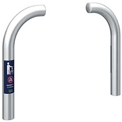 【LINEクーポン配布中】UDG自転車ゲート φ48.6(t2.0)×H450×WP600mm カラー:ステンレス [AS-48P] サンポール 受注生産品 キャンセル不可 納期約1ヶ月 メーカー直送(4.0)