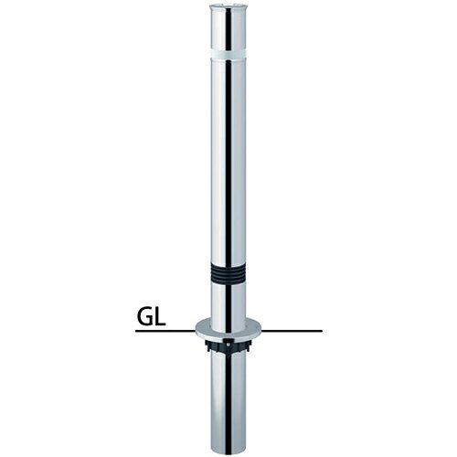 メーカーサンポール(SUNPOLE)商品名リフター 車止め　φ76.3(t2.0)×H700mm品番LA-8US商品説明操作性と機能性を追求した、地中に収納できる保守管理の楽な車止めです。使用用途に合わせて、支柱サイズ・機能の異なるラインナップを豊富に用意しています。タイプ/リフター固定式仕様/クサリなし,スプリング付サイズ/φ76.3(t2.0) H700材質/ステンレス 仕上げ/カラー　#400 重量/約5.4kgサイズφ76.3(t2.0)×H700mm重量約5.4kg色ステンレス形状固定式・スプリング付推奨設置場所商業施設,公共施設,公園,駅前広場,病院 検索キーワードバリカー　車止めポール　駐車場ポール　車止め　