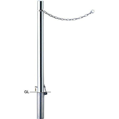 メーカーサンポール(SUNPOLE)商品名ピラー 車止め　φ60.5(t1.5)×H850mm品番PA-7SKC商品説明直線的なラインが街にリズムを生み出す、スタンダードタイプの車止めです。用途・使用場所での使い分けに対応するため、パイプ径や施工方式のバリエーションを豊富に揃えています。タイプ/ピラー仕様/差込式カギ付,クサリ内蔵サイズ/φ60.5(t1.5) H850材質/ステンレス 仕上げ/カラー #400 重量/約4.4kgサイズφ60.5(t1.5)×H850mm重量約4.4kg色ステンレス仕様クサリ内蔵(2m)形状差込式カギ付(南京錠25mm)推奨設置場所商業施設,公共施設,工場,テーマパーク,病院 検索キーワードバリカー　車止めポール　駐車場ポール　車止め　
