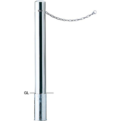 ��LINE�����ݥ�������ۥԥ顼 �ֻߤ� ��101.6(t2.0)��H850mm ���顼:���ƥ�쥹 [PA-11SC] ����ݡ��� ���������� ����󥻥��Բ� Ǽ����1���� �᡼����ľ��