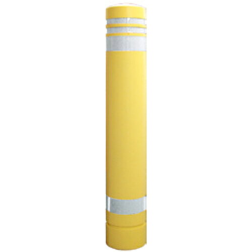 メーカーサンポール(SUNPOLE)商品名リサイクルボラード　φ130×H826mm品番RB-133U(SY)商品説明タイプ/リサイクルゴムボラード 仕様/固定式反射テープ付 材質/リサイクルゴム 仕上げ/カラー　再帰反射塗装/イエロー サイズ/φ130 H826 重量/約15.0kg ※車のライトが当たると塗装面全体が反射します。サイズφ130×H826mm重量約15.0kg色イエロー仕様反射テープ付形状固定式推奨設置場所商業施設,公共施設,道路,公園,集合住宅,駅前広場 検索キーワードバリカー　車止めポール　駐車場ポール　車止め　