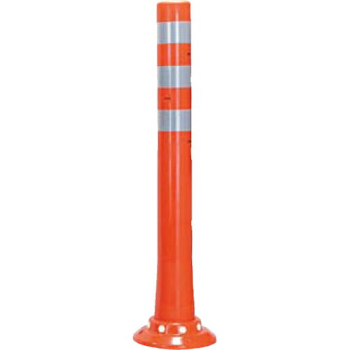 【LINEクーポン配布中】ガードコーン φ80,台座径φ200×H800mm カラー:オレンジ [RBHC-80(R)] サンポール 受注生産品 キャンセル不可 納期約1ヶ月 メーカー直送