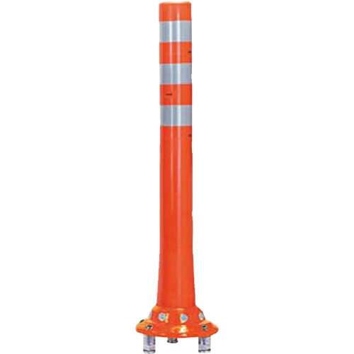 【LINEクーポン配布中】ガードコーン φ80,台座径φ200×H800mm カラー:オレンジ [RBK3-80(R)] サンポール 受注生産品 キャンセル不可 納期約1ヶ月 メーカー直送
