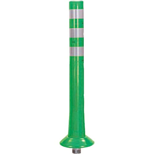 【LINEクーポン配布中】ガードコーン φ80,台座径φ200×H800mm カラー:グリーン [RBK-80(G)] サンポール 受注生産品 キャンセル不可 納期約1ヶ月 メーカー直送