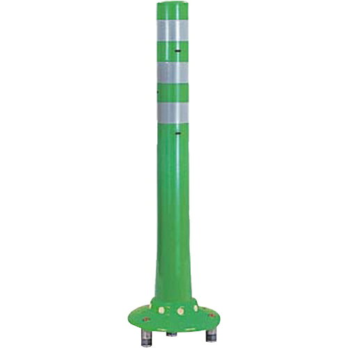 【LINEクーポン配布中】ガードコーン φ80,台座径φ200×H800mm カラー:グリーン [RBKC3-80(G)] サンポール 受注生産品 キャンセル不可 納期約1ヶ月 メーカー直送
