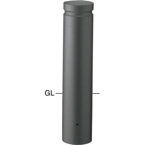 【LINEクーポン配布中】ボラード ショート φ152.5(t3.0)×H450mm カラー:ダークグレ...