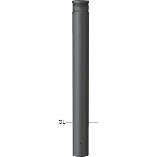 メーカーサンポール(SUNPOLE)商品名ボラード　φ114.3(t4.5)×H850mm品番V-F360U商品説明タイプ/ボラード 仕様/固定式 材質/スチール+アルミ鋳物 仕上げ/カラー　焼付塗装/ダークグレー サイズ/φ114.3(t4.5) H850 重量/約12.7kg ※柵共通デザインサイズφ114.3(t4.5)×H850mm重量約12.7kg形状固定式推奨設置場所商業施設,公共施設,道路,集合住宅,駅前広場,観光地 検索キーワードバリカー　車止めポール　駐車場ポール　車止め　