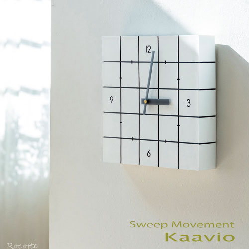 【ポイント増量＆電池プレゼント】掛け時計おしゃれ 北欧 インターフォルム時計 壁掛け 静音 無音 四角..