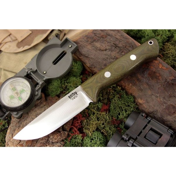 BarkRiver バークリバー ブラボー1 3V グリーンキャンバスマイカルタ ランプレス 本革シース付 ブッシュクラフトナイフ アウトドアナイフ サバイバルナイフ キャンプナイフ キャンピングナイフ通販格安セール情報 楽天 通販