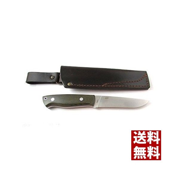 BRISA Trapper 115 ブリサ トラッパー115 Elmax フラットグラインド グリーン キャンバス マイカルタ ブッシュクラフトナイフ アウトドアナイフ サバイバルナイフ キャンプナイフ キャンピングナイフ ナイフ アウトドア