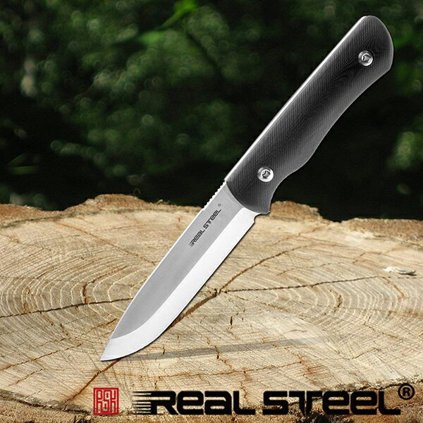 リアルスチール ブッシュクラフト プラス スカンジグラインド アウトドアナイフ シースナイフ Real Steel キャンプナイフ キャンピングナイフ通販格安セール情報　楽天　通販