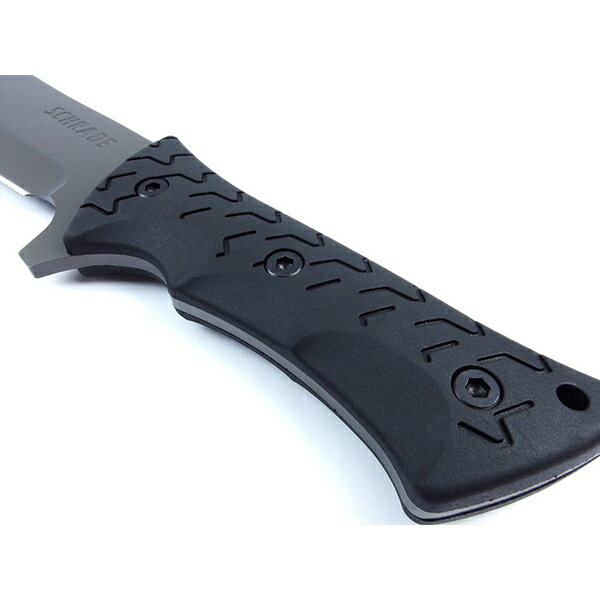 SCHRADE(シュレード) ビッグ・ボウイナイフ フルタング構造 ラバーグリップ チタンコーティングブレード SCHF45 ブッシュクラフトナイフ アウトドアナイフ サバイバルナイフ キャンプナイフ キャンピングナイフ ナイフ アウトドア