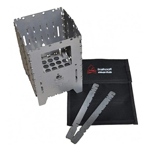 Bushcraft Essentials アウトドア ストーブ Bushbox/ブッシュボックス XL ステンレス製 専用ケースセット ブッシュクラフトナイフ アウトドアナイフ サバイバルナイフ通販格安セール情報 楽天 通販