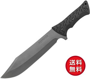 SCHRADE(シュレード) ビッグ・ボウイナイフ フルタング構造 ラバーグリップ チタンコーティングブレード SCHF45 ブッシュクラフトナイフ アウトドアナイフ サバイバルナイフ キャンプナイフ キャンピングナイフ ナイフ アウトドア