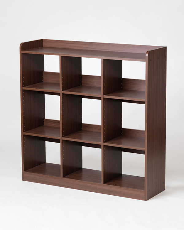 【お買い物マラソン P2倍】【10％OFF】バイナルボックス タフ レコードボックス タフ レコードラック 3列3段　9キューブ 棚板可動式 9マスラック 9マス