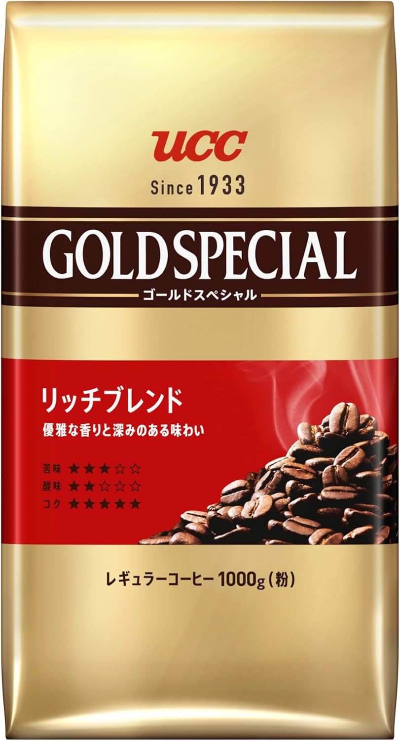 UCC ゴールドスペシャル リッチブレンド コーヒー(粉) 1000g