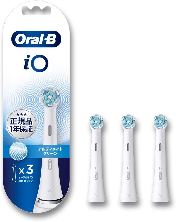 ブラウン(Braun) ブラウン オーラルB iO 替えブラシ アルティメイトクリーン ホワイト 3本 iORBCW-3EL iOシリーズ専用　配送種別：MR