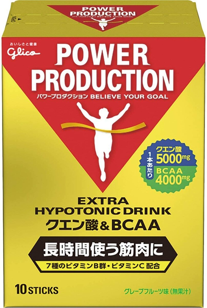 【1箱】グリコ パワープロダクション エキストラ ハイポトニックドリンク クエン酸&BCAA グレー ...