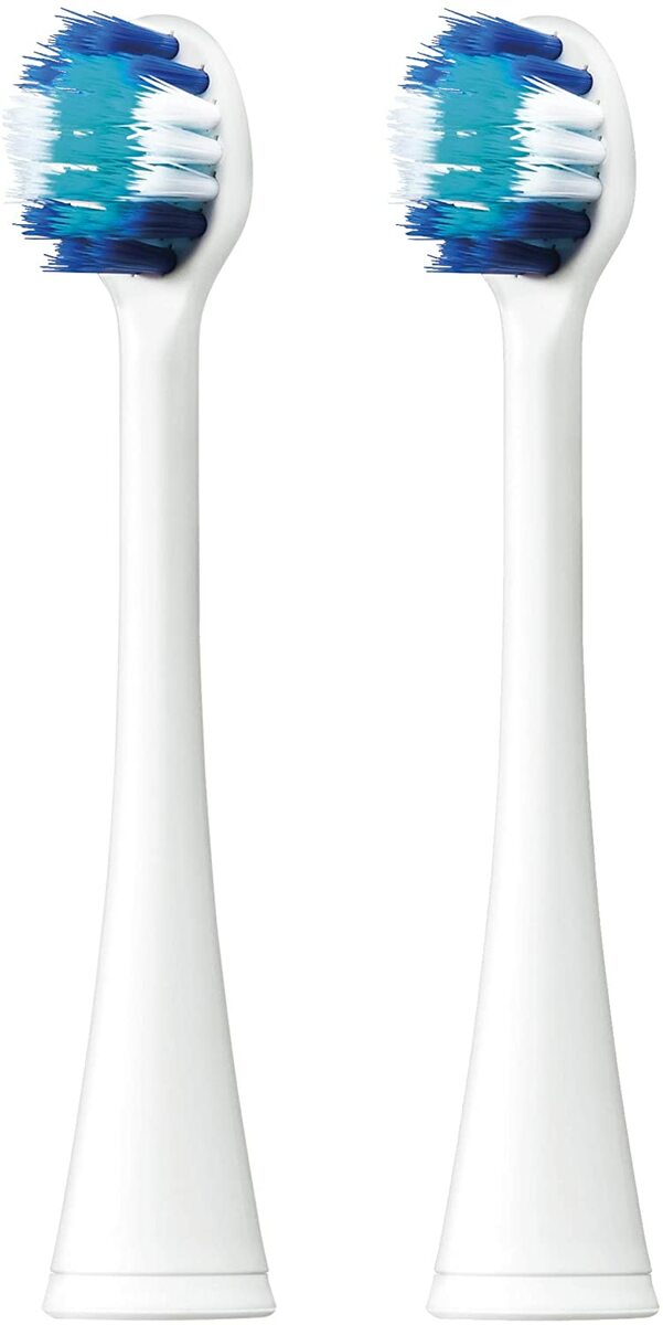 EW0800-W パナソニック 替えブラシ ドルツ 電動歯ブラシ 替えブラシ 極細毛ブラシ コンパクト 2本組白 数量限定 【配送種別:CS】