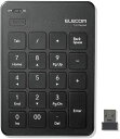 TK-TDP019BK エレコム テンキー ワイヤレス(レシーバー付属) パンタグラフ 薄型 ブラック 数量限定 配送種別:MR