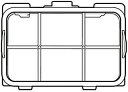 パナソニック Panasonic ななめドラム洗濯乾燥機 洗濯機 乾燥フィルター 奥 AXW2208A0XL0 純正品 部品 交換用 配送種別:MR