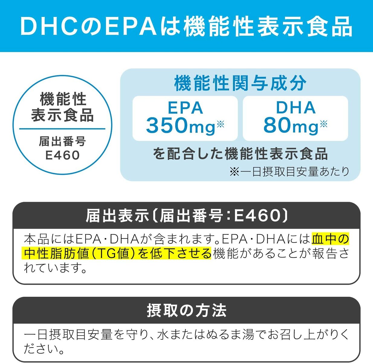 数量限定 DHC EPA 30日分【機能性表示食品】　配送種別：ES 3