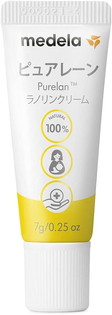 この商品は 数量限定 Medela メデラ 乳頭ケアクリーム ピュアレーン 7g 授乳前に拭き取り不要 天然ラノリン100% 配送種別：CS ポイント 全国一律送料無料！ 商品説明 【100%天然成分】乳首に乾燥、不快感がある場合に、100%天然成分で作られたラノリンクリームが乳首を保護します。【拭き取らずにそのまま授乳】直接授乳をしている場合でも、お母さまと赤ちゃんにとって安全です。【スキンケアにも】妊娠・授乳中の敏感な乳頭のケアだけでなく、赤ちゃんのリップやお母さまのハンドクリームとして、スキンケアにもお使いいただけます。【無添加・無香料】天然ラノリン100%使用で無添加・無香料。ラノリンは羊毛から抽出した羊毛脂です。優れた保湿成分が皮膚を保護し、カサツキや荒れを防ぎます。携帯に便利な7g入りです。お得な37g入り大容量サイズもあります ショップからのメッセージ 納期について 1〜4日以内に発送！（土日祝日除く） 4関連商品数量限定 Medela メデラ 乳頭ケアクリーム ピュアレーン ...数量限定　パナソニック ES-4L03　シェーバー洗浄剤 ラムダッシュ...数量限定　Schick　シック　ハイドロシルク サロンプラス トーンア...2,450円1,050円1,380円ホームテック Panasonic コーヒーメーカー 活性炭フィルター ...SH384552520 CR-2 3AZ　パナソニック 住宅用 火災警...数量限定　ヒップアップ 美尻 着圧スパッツ メディキュット 寝ながら ...1,077円1,050円2,960円EW09104C-W　電動歯ブラシ ドルツ 替えブラシ 山切りタイプ ...EW0800-W パナソニック 替えブラシ ドルツ 電動歯ブラシ 替え...数量限定 パナソニック EW0800-K　替えブラシ ドルツ 極細毛...1,000円1,000円1,000円