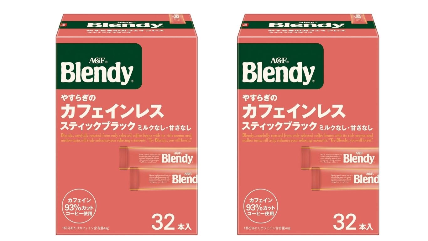  AGF(エージーエフ) ブレンディ スティックブラック やすらぎのカフェインレス 32本×2箱 　配送種別：MR