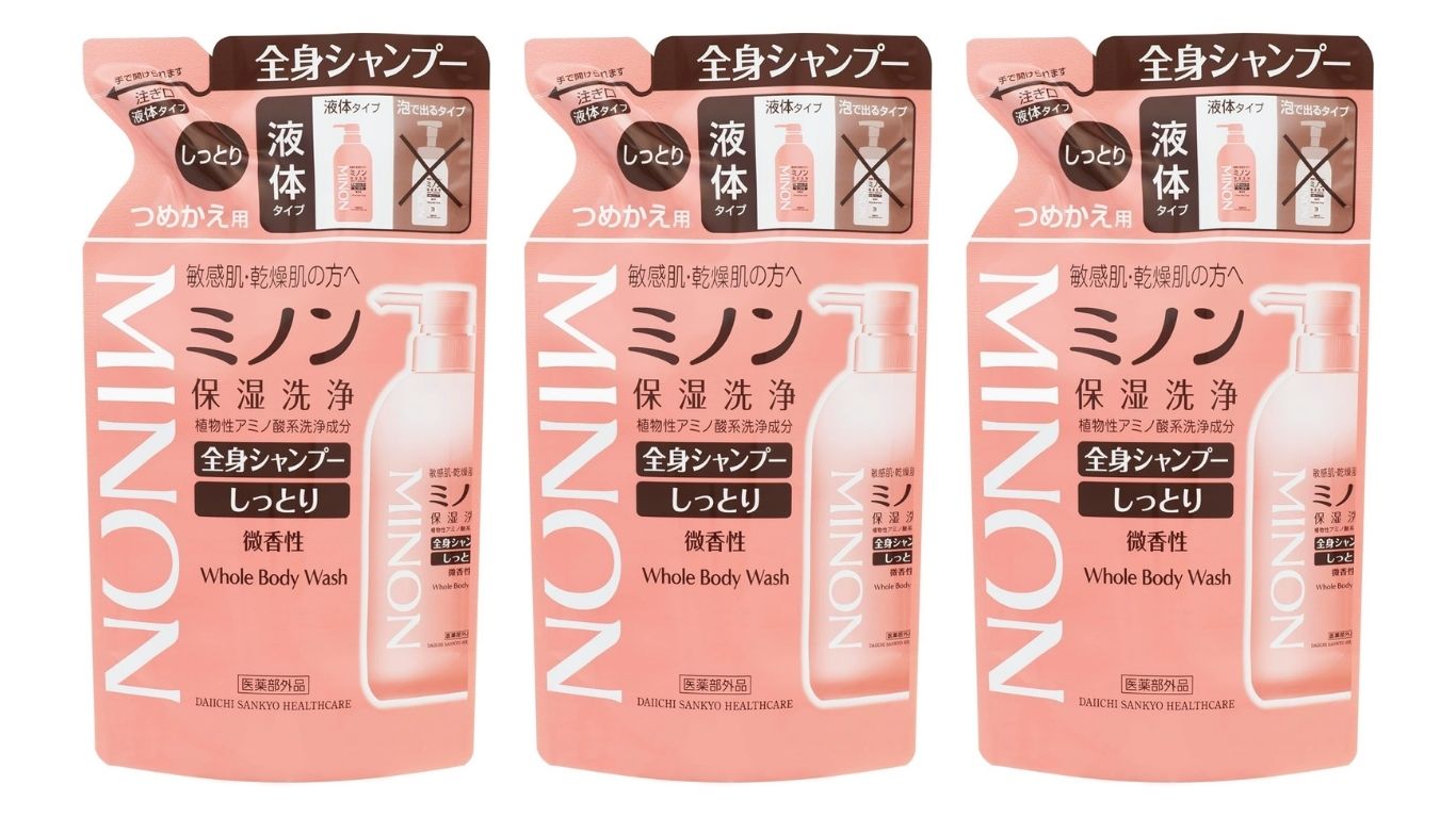  MINON ミノン 全身シャンプーしっとりタイプ つめかえ用 380mL×3 数量限定　配送種別：MR