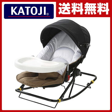 カトージ(KATOJI) ママコラボバウンサー コンパクト テーブル付き新生児から体重15kg (3歳頃) 03702 正規品 ベビー 赤ちゃん バウンサー 新生児 おもちゃ トイ チェア ベビーチェア バランス 【送料無料】