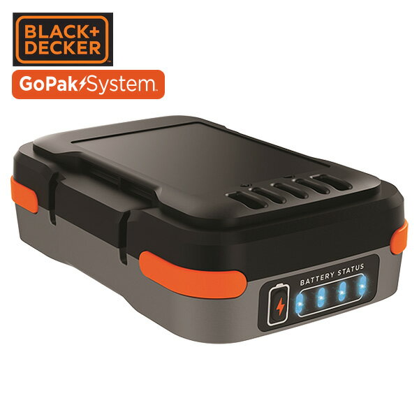 GoPak 10.8V 充電池 (USBケーブル付き) BDCB12U 10.8Vリチウムイオンバッテリーパック Li-ion DIY ブラックアンドデッカー 