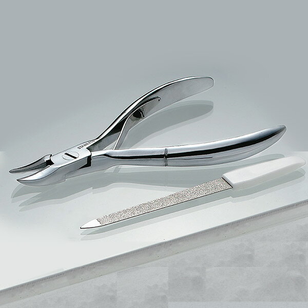 匠の技 ステンレス 爪きり (やすり付き) A-76515 ステンレス 高級 ニッパー ニッパ 匠技 ヤスリ ネイル 爪切り ツメ切り ネイルケア ニッパー型ス...