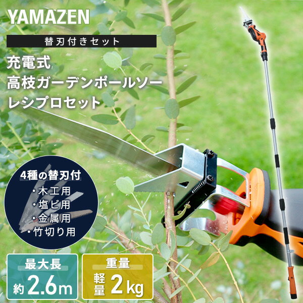 10.8V ż ޥǥݡ륽 쥷ץå Ĺ2.6m æ̱Ĺݡ ڤ/ڹ//°/ڤ ؿդ LPS-1025+ ڤФ ޤФ ޥ󥽡     YAMAZEN ̵ۡפ򸫤