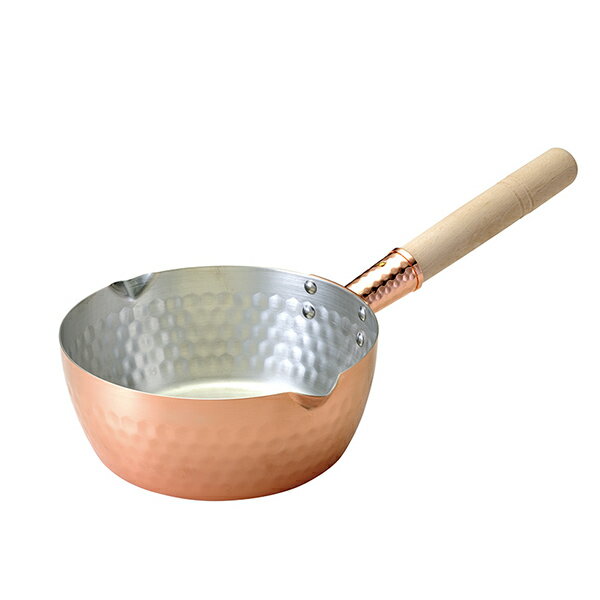 YAMAZENのあったか銅の雪平鍋 18cm 4406 鍋 銅 銅の鍋 銅製 日本製 おしゃれ 雪平鍋 18cm 田辺金具(キッチン)